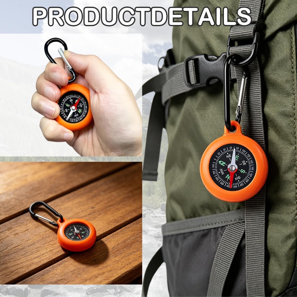5-20 PCS Mini Compass Keychain - Outdoor Hunting Events ulasan dan harga