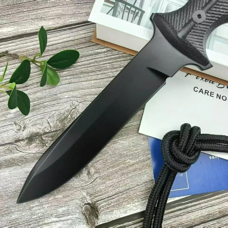 High Hardness Outdoor Survival - Knife Hunting Fixed Blade ulasan dan harga