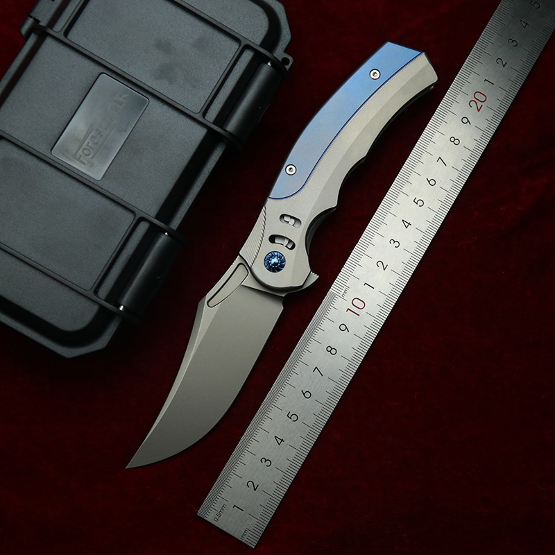 LEMIFSHE F05 RattleSnake titan - Knife Hunting Fixed Blade ulasan dan harga