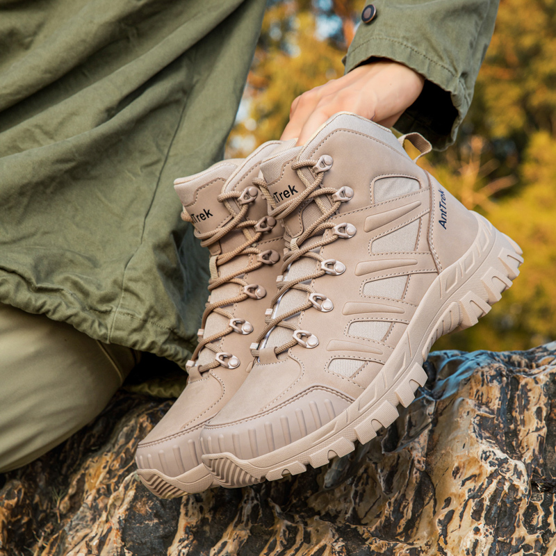 Men Tactical Boots Waterproof  - Outdoor Hunting Boots For Men ulasan dan harga