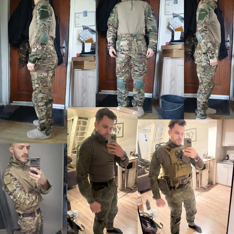 Men Cotton Quarter Zip Camoufl - Hunting Outdoor Apparel ulasan dan harga