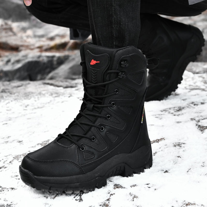 Men Motorcycle Tactical Boots  - Outdoor Hunting Boots For Men ulasan dan harga