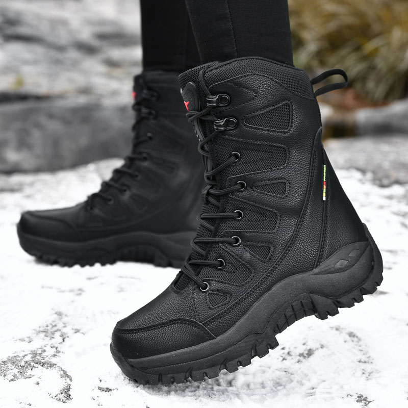 Men Motorcycle Tactical Boots  - Outdoor Hunting Boots For Men ulasan dan harga