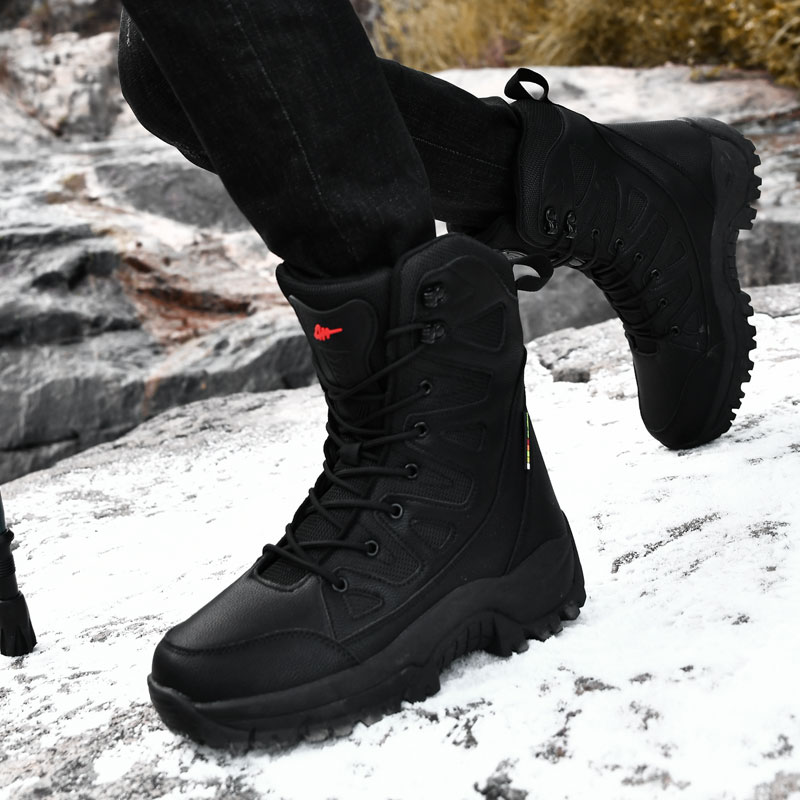 Men Motorcycle Tactical Boots  - Outdoor Hunting Boots For Men ulasan dan harga