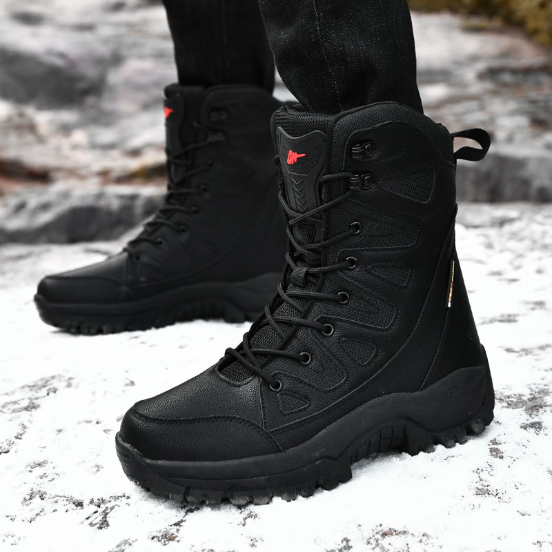 Men Motorcycle Tactical Boots  - Outdoor Hunting Boots For Men ulasan dan harga